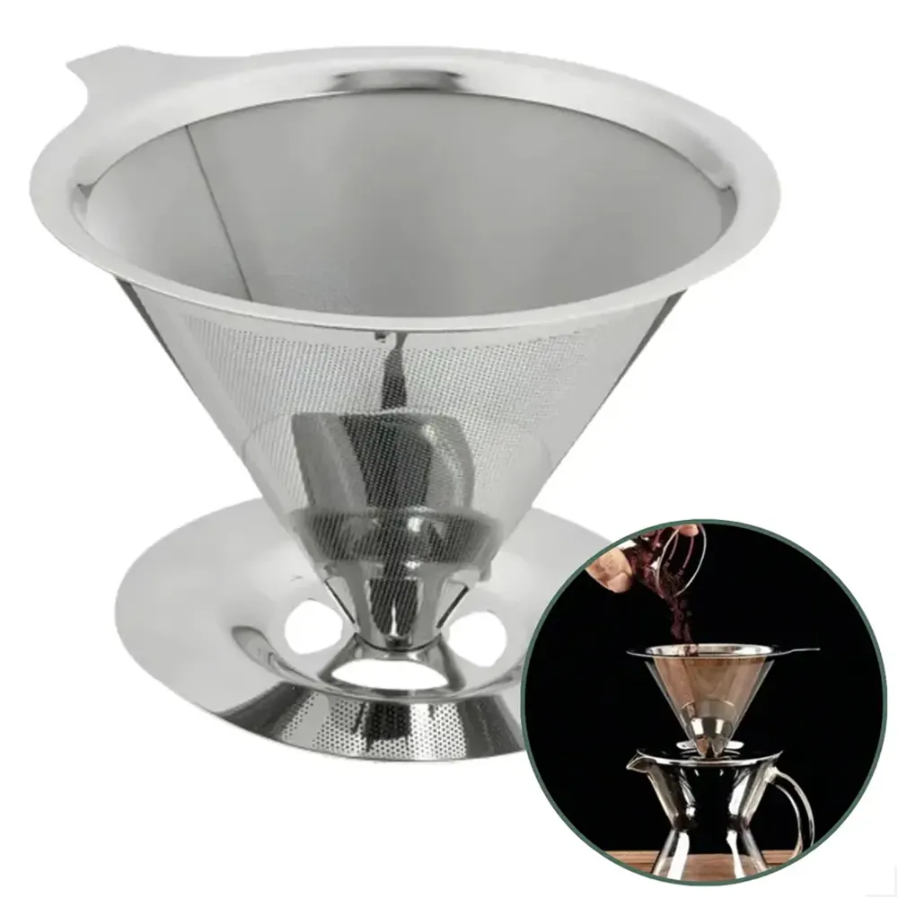 Coador de Café Inox Reutilizável — imagem principal