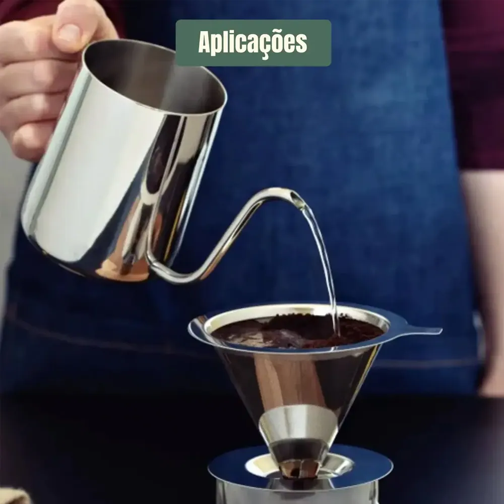 Coador de Café Inox Reutilizável — imagem 4