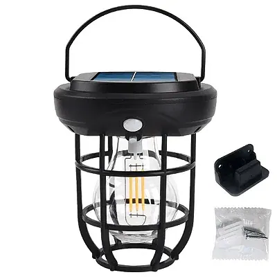 Lampião Solar LED Retrô — imagem principal