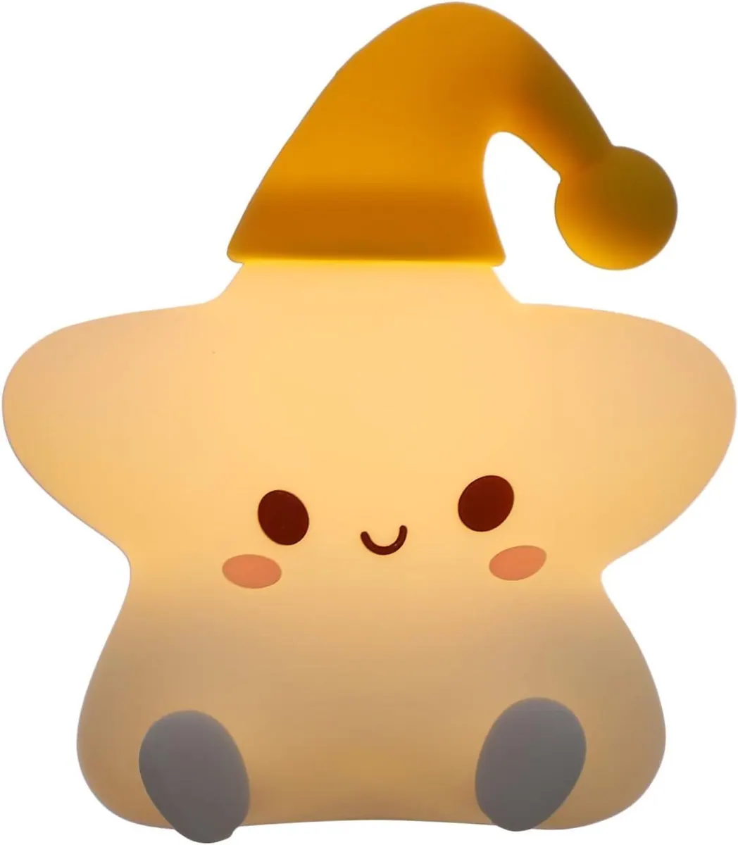 Luminária Estrela com Gorro em Silicone — imagem principal