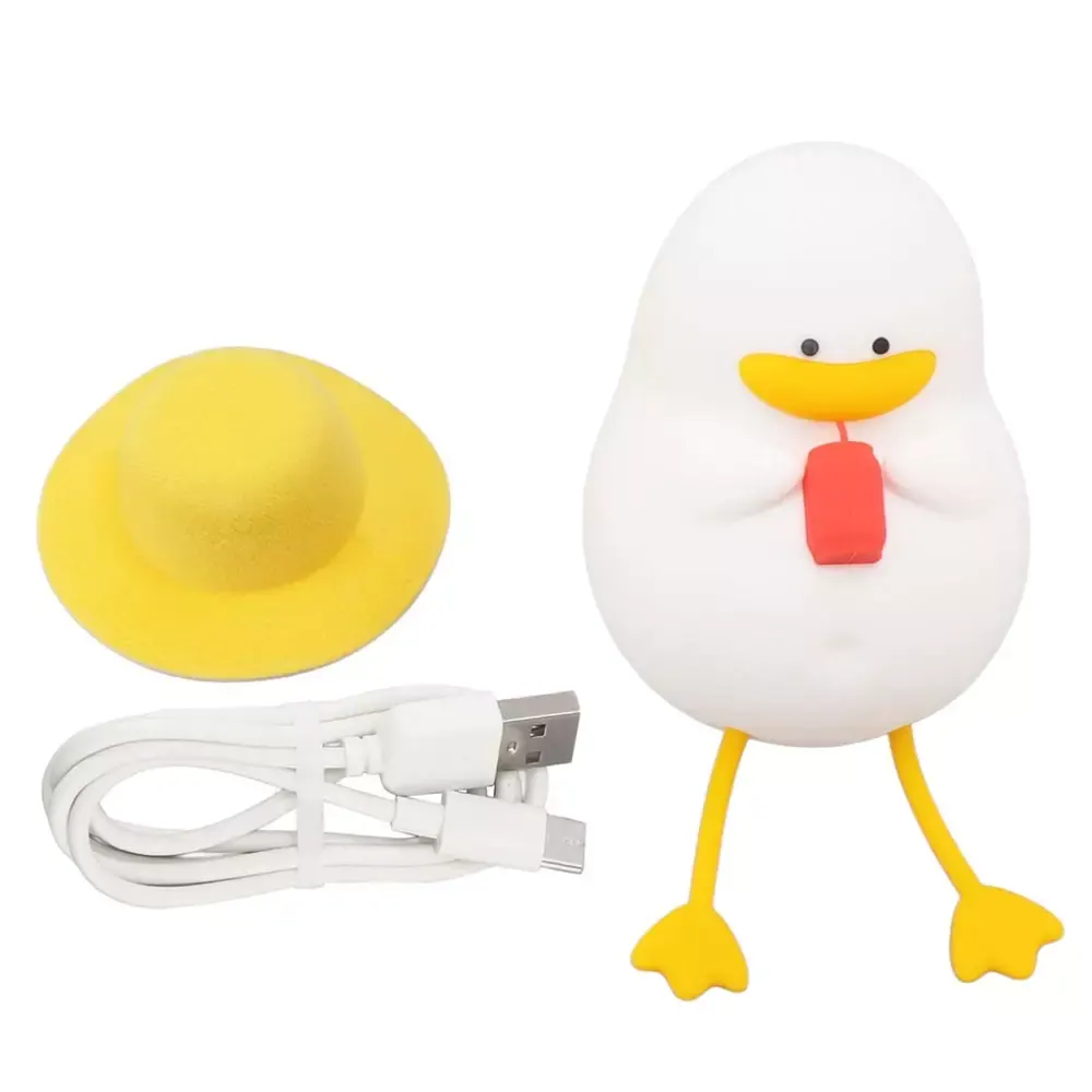 Luminária Pato de Chapéu em Silicone — imagem 3