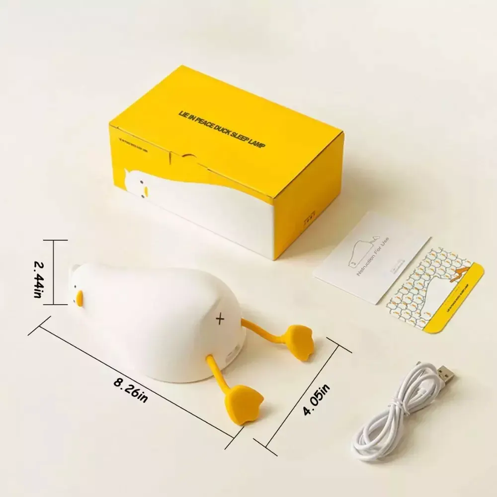 Luminária Pato Deitado em Silicone — imagem 3