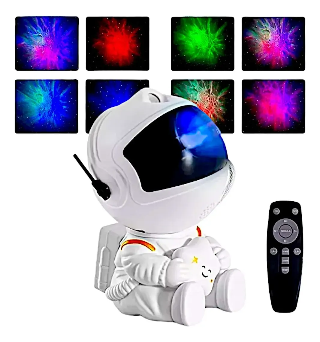Projetor de Galáxia Astronauta com Controle Remoto — imagem 3