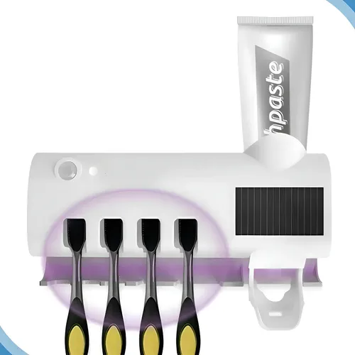 Genérica Suporte Escova Dentes Uv Suporte Branco — imagem 7