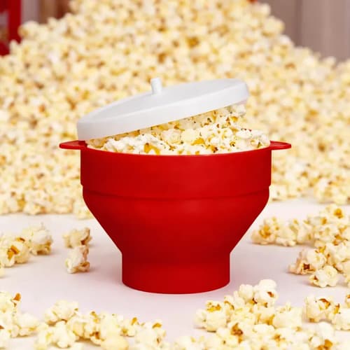 Panela Pipoqueira Para Pipoca Vermelho — imagem principal